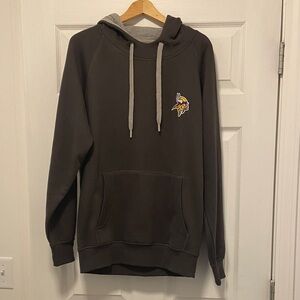 Antigua Minnesota Vikings Hoodie Charcoal Gray Mens Medium NFL Football
